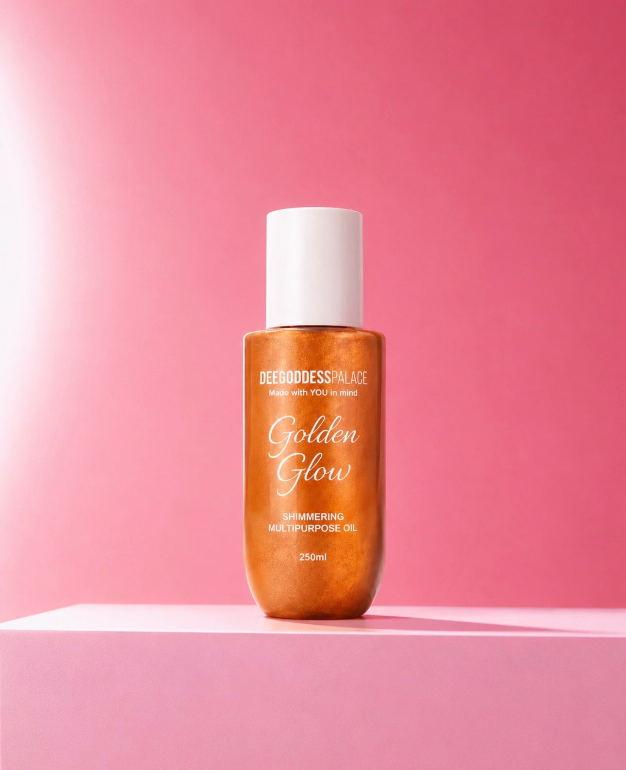 golden glow shimmer dry oil