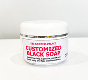 Customized Glowing Black Soap