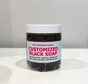 Customized Glowing Black Soap