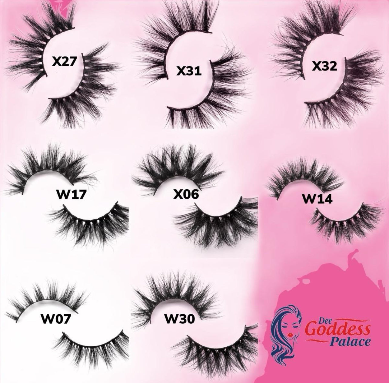 3D, 25MM, Two Toned Colored Fluffy Strip Lashes