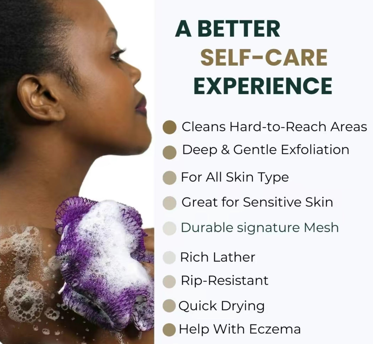 Authentic African Exfoliating Net Sponge