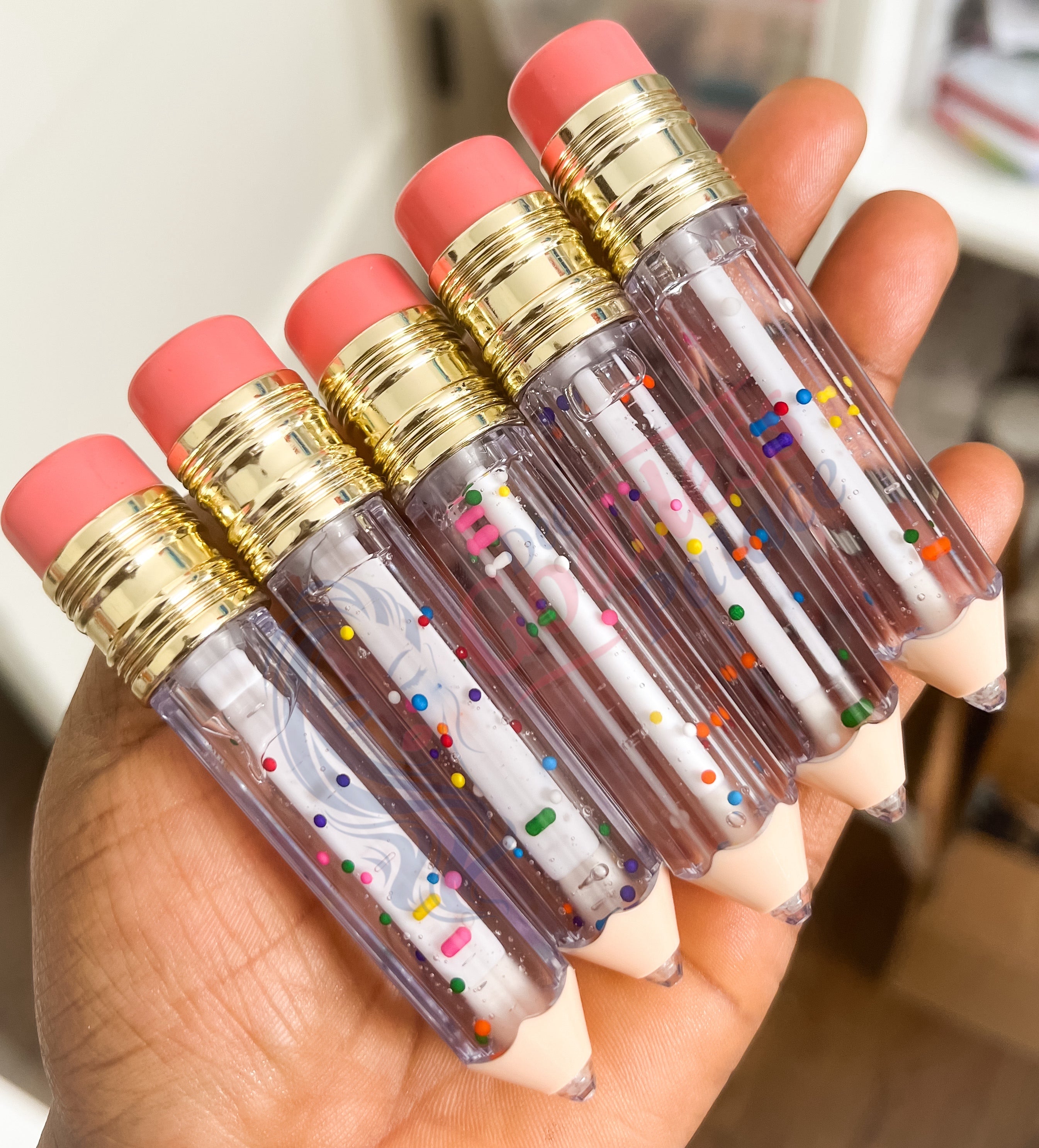 pencil fruity lip gloss