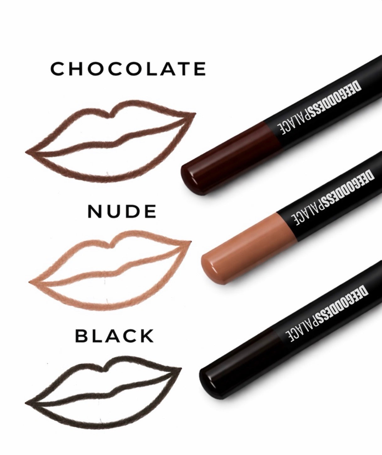 KISS ME CREAMY LIP LINER TRIO