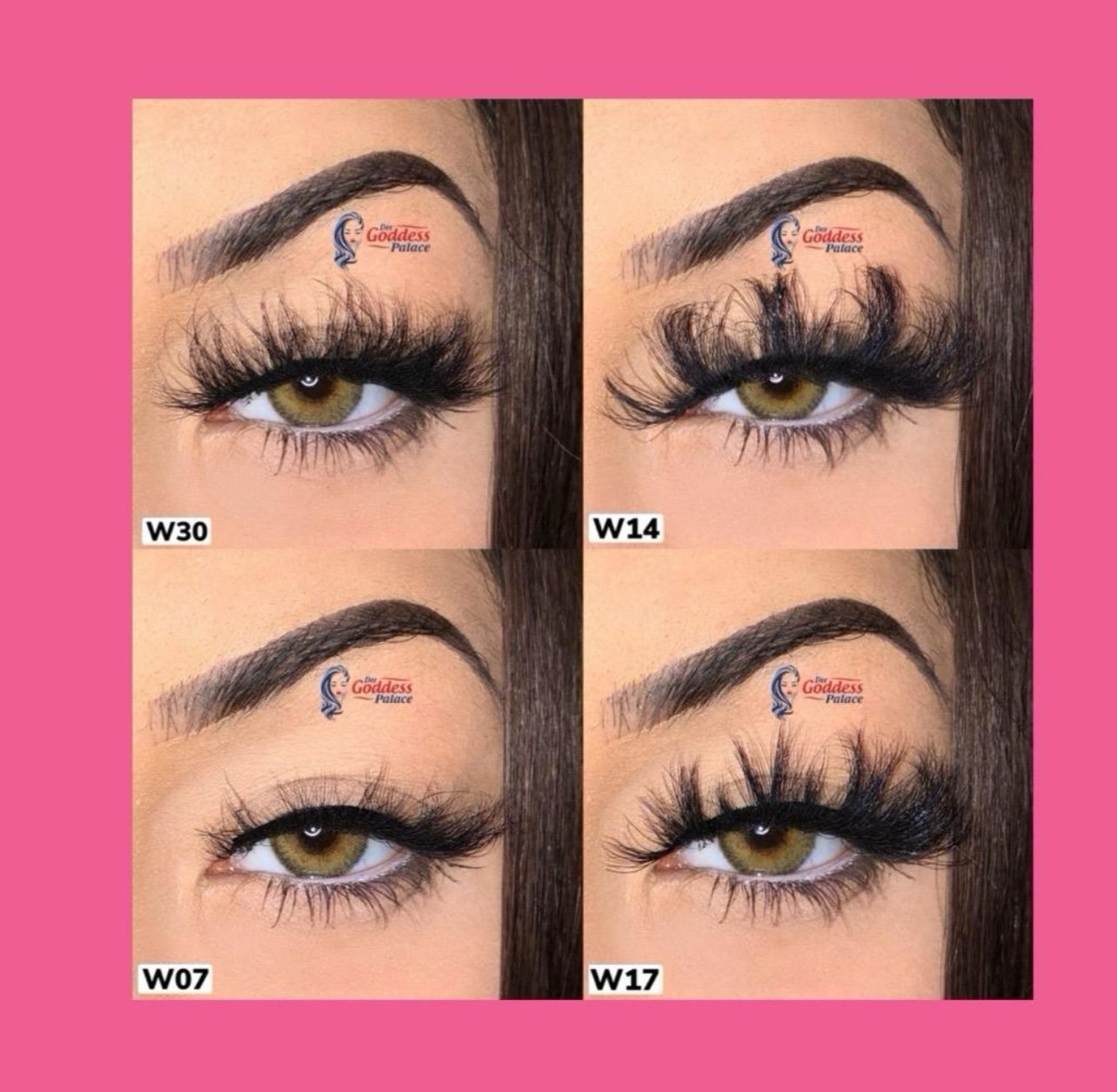 3D, 25MM, Two Toned Colored Fluffy Strip Lashes