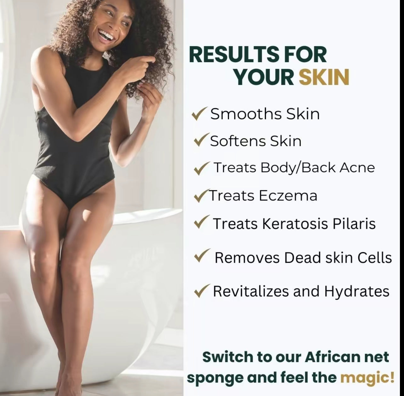 Authentic African Exfoliating Net Sponge