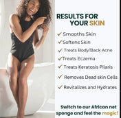 Authentic African Exfoliating Net Sponge