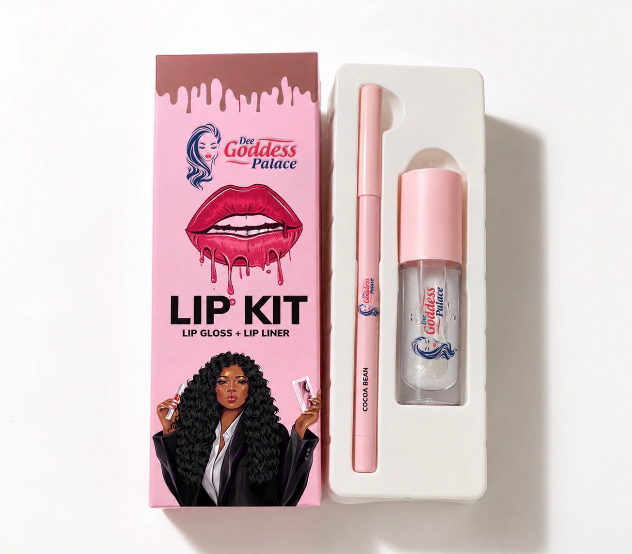 glass cocoa lip kit