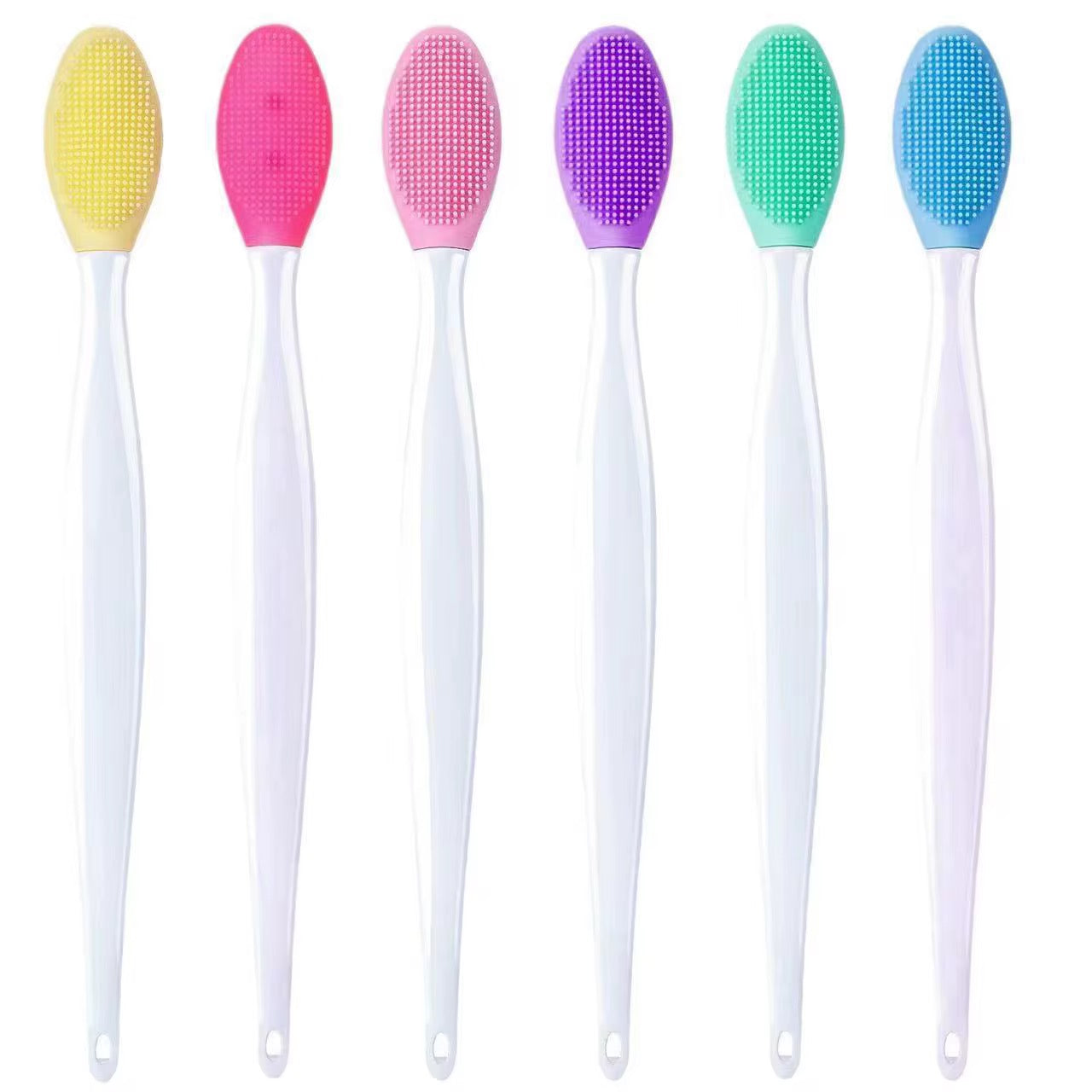 Double-Sided Soft Silicone Lip Scrub Brush