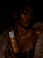 golden glow shimmer dry oil