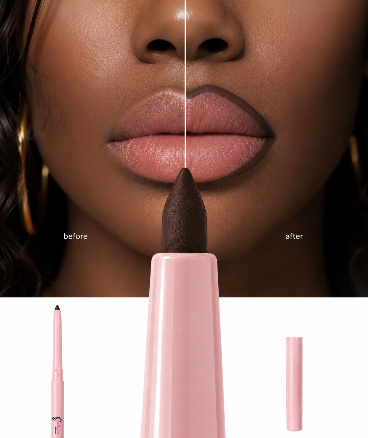 Retractable Smudge-proof Lip Liner