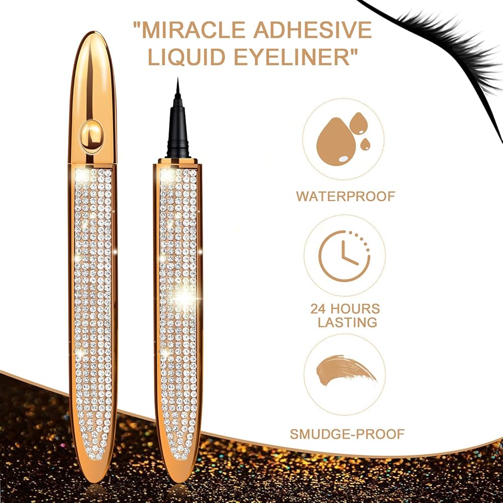 2-in-1 Eyeliner Adhesive Lash Glue Pen
