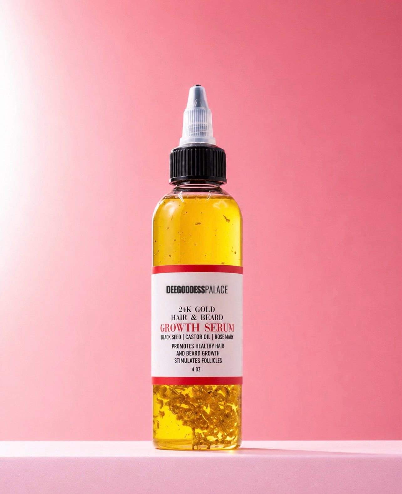 24k gold hair and beard growth oil