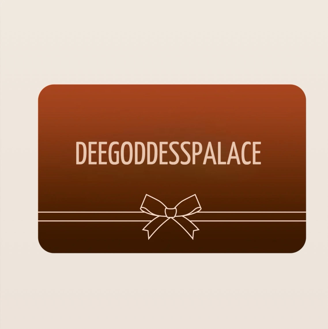Goddess E-Gift Card