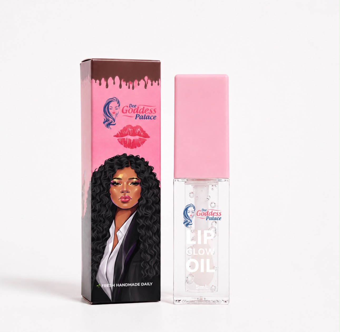 clear lip glow oil