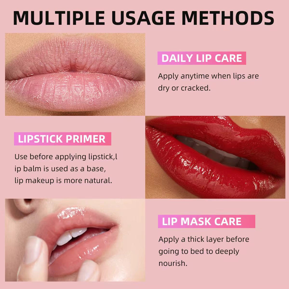 clear lip glow oil