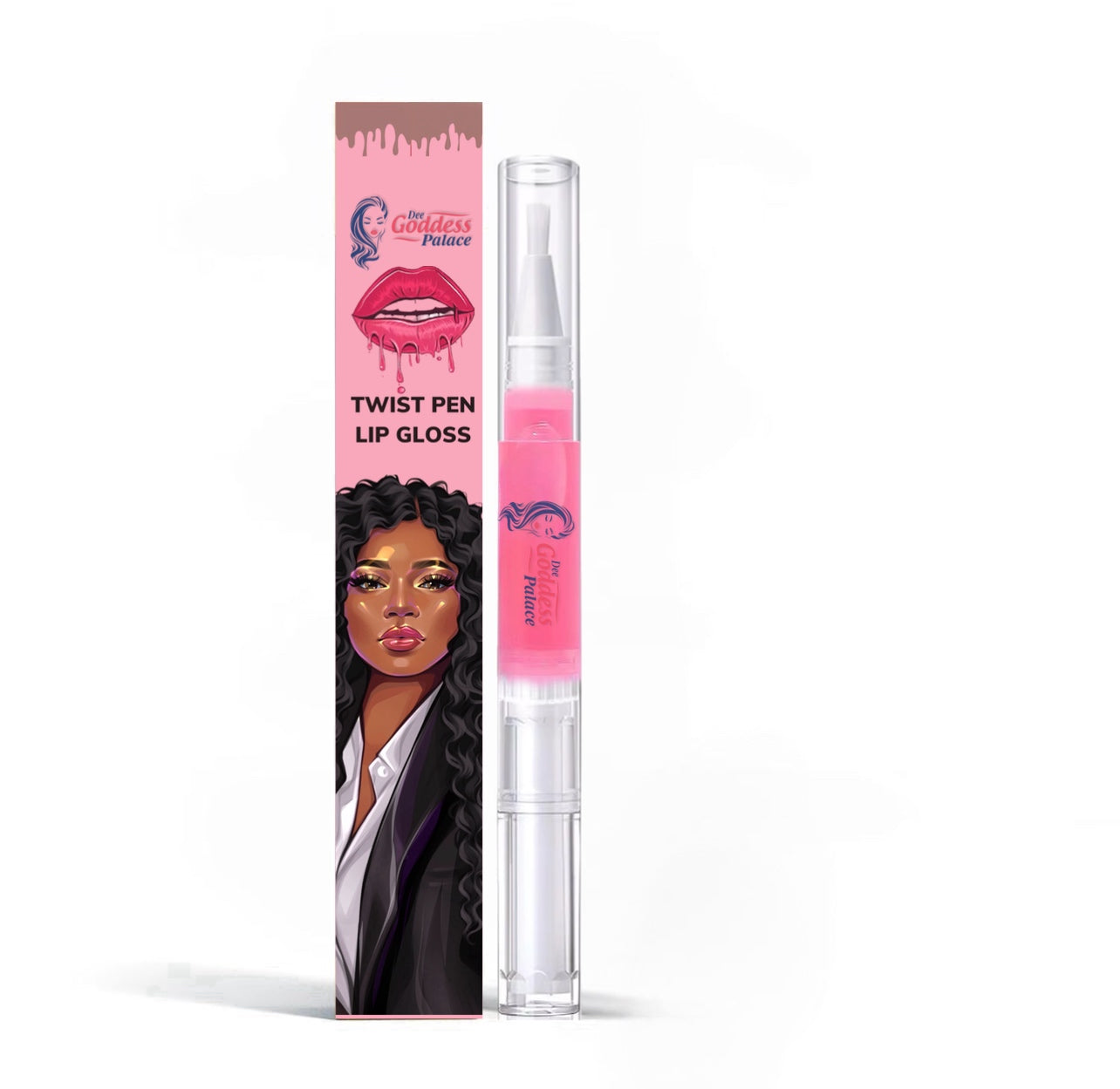3mL strawberry twist pen lip gloss